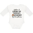 thumbnail image 3 of Inktastic Future Dental Hygienist Like Mommy Girls Long Sleeve Baby Bodysuit, 3 of 5