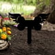 thumbnail image 3 of Commemorative Stakes Pet Lost Plaque, Garden Decoration Commemorative Markers, Personalized Dog Grave Marker, Garden Decoration Gifts For Family And Friend, Foldable Wooden Base, Metal, 3 of 8