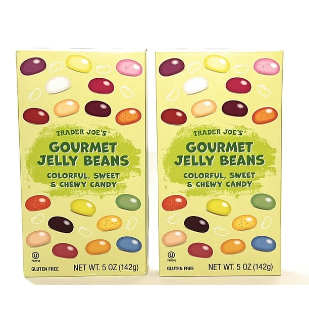 Trader Joe's Gourmet Jelly Beans Colorful, Sweet & Chewy Candy 5oz Box