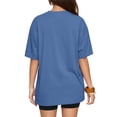 thumbnail image 3 of MOYIKO Oversized T Shirts for Women Half Sleeve Crewneck Loose Fit Tees Summer Tops with Pockets, 3 of 7