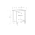 thumbnail image 3 of My Texas House Monroe 1 Drawer Nightstand, with USB, Black Oak Finish, 3 of 22