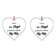 thumbnail image 2 of Fiudx Adorno Conmemorativo de Ángel En Forma de Corazón, Colgante de Cristal Transparente, Decoración Conmemorativa, Elegante Idea de Regalo, Árbol de Navidad, Decoración para El Hogar y La Oficina,, 2 of 2