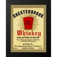 thumbnail image 2 of Vintage Booze Labels 19x24 Black Modern Framed Museum Art Print Titled - Chesterbrook Whiskey, 2 of 5