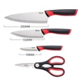 thumbnail image 3 of Set de 4pz Cuchillos T-Fal Comfort RED 2100103502 K2219014, 3 of 5