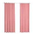 thumbnail image 1 of Cortinas opacas lavables Inteprter de poliéster rosa 100*130 cm, 1 of 6