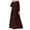 Red, variant on Elegant Women's Long Sleeve Button Down Abaya Casual Dress Dubai Fashion Outerwear
