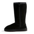 thumbnail image 4 of Aus Wooli Australia Tall Zip Sheepskin Boot - Black, 4 of 9