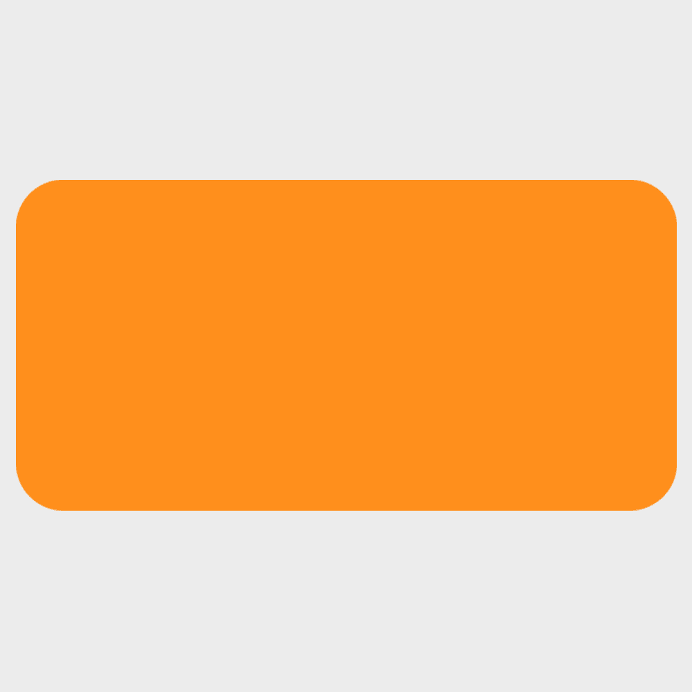 JAM Paper Standard Label Rolls, Rectangle, 7/8 x 1 3/4, Neon Orange, 125 Labels/Roll