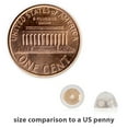 thumbnail image 3 of Universal EZback Earring Backs Soft Clear Silicone and 14k Yellow Gold Small 2 Pairs, 3 of 7