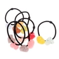thumbnail image 4 of 6 Piezas Cuerda Elástica de Pelo Banda de Cabello Patrón de Corazón/Estrella Multicolor Regalo de Fiesta para Niñas Zulema Star Ponytail Hair Rope Girl, 4 of 8