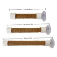thumbnail image 2 of Straight Sisal Parrot Perch With Suction Cup Mount Portable Grinding Stand For Windows Flat Tiles Bath Travel(Brown-M-16.5Cm), 2 of 5