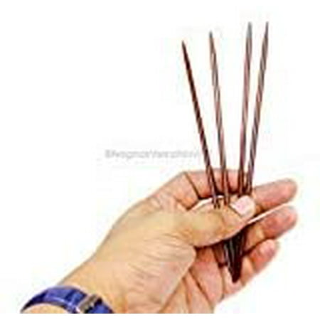 7" Yarn Knitting Needles (Double Pointed) (15mm, Rosewood)