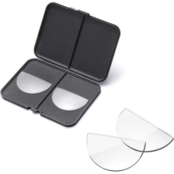 Stick-on Bifocal Reading Lenses, Clear Magnifying Reader Lenses for ...