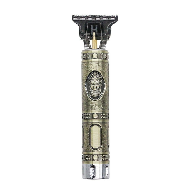leyfeng Juego de cortadora de pelo eléctrica T-Blade, cortadora de pelo sin cabeza para hombres, recargable por USB eléctrico