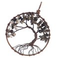 thumbnail image 4 of Colgante de árbol de , abalorios de piedras ambre Retro, joyería para colr de cadena DIY Marron Hugo Collar pendiente, 4 of 4
