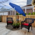 thumbnail image 6 of Astella 92" Pacific Blue Solid Print Octagon Market Patio Umbrella, 6 of 7