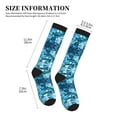 thumbnail image 2 of Picia Blue Kyanite Printed Sports Compression Socks - 15-20mmHg Graduated Compression, High-Performance Soft and Breathable Socks for Men and Women, 2 of 5