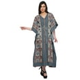 thumbnail image 3 of Moomaya Caftan pour Femmes Grande Taille Tenue d'Été Sortie de Plage Kimono Robe Caftan, 3 of 6