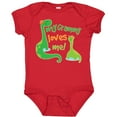 thumbnail image 3 of Inktastic My Grammy Loves Me Grandson Boys Baby Bodysuit, 3 of 5