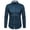Sky Blue, variant on WIZUTIZ Men's Plaid Shirt Big & Tall Oversized Fit Long Sleeve Turndown Collar Cotton Button Down Casual Shirt