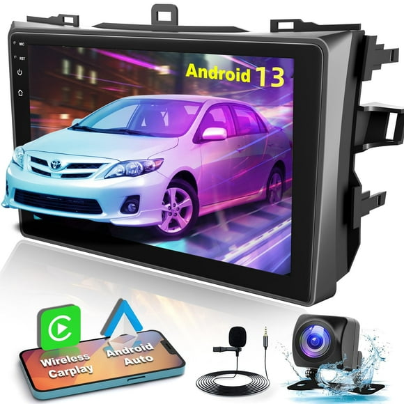 Estéreo de coche Android 13 para Toyota Corolla 2009-2013 de 9 pulgadas