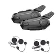 thumbnail image 1 of 2 Pcs Intercom Bluetooth Moto Demi-Casque Casque Bluetooth pour 2 Cavaliers Intercomunicador Casque Sans Fil, 1 of 5