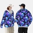 thumbnail image 4 of Lsque cool crystal Skull flower UPF 50+ Lightweight Sun Protection Men's Women's Long Sleeve Shirt, Hoodie Performance -XX-Large, 4 of 9