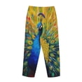thumbnail image 5 of Daiia Peacocks Women's Sleep Pant with Pockets and Drawstring,Pajama Pants-Medium, 5 of 9
