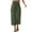 Army Green, variant on hotojiny Wide Leg Capri Pants for Women Cotton Linen Elastic Waist Casual Cropped Trousers Beach Loose Fit Flowy Plus Size Capris