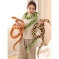 thumbnail image 3 of Grand Constrictor Grand Serpent en Peluche Animal en Peluche Jouet Réaliste Cadeaux Réalistes pour Enfants Fête d'Anniversaire Accessoires de Farce, 3 of 4
