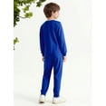 thumbnail image 6 of inlzdz Special Needs Adaptive Clothing for Children Cotton Long Sleeve Anti-strip Jumpsuit Onesie Royal Blue 14, 6 of 7
