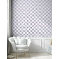 thumbnail image 5 of Ambesonne Purple Peel & Stick Wallpaper for Home, Watercolor Polka Dots, 13"x72", Lilac Blue, 5 of 6