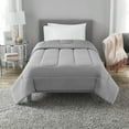 thumbnail image 2 of (2 pack) Mainstays Jersey Knit Comforter, Twin/Twin XL, Light Gray, All Ages, All-Season, 2 of 6