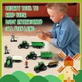 thumbnail image 4 of 4 Pcs Farm Tractor Toy, Toddlers Farm Toys Tractor Vehicles with Trailer, Truck Toys for Kids 3-6 Years Old, Birthday Gift & Party Favors, 4 of 7