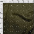 thumbnail image 3 of oneOone Tissu Polyester Spandex Vert Olive Foncé Tissu Floral pour Robe Tissu Imprimé Tissu au Mètre 56 Pouces de Large, 3 of 4