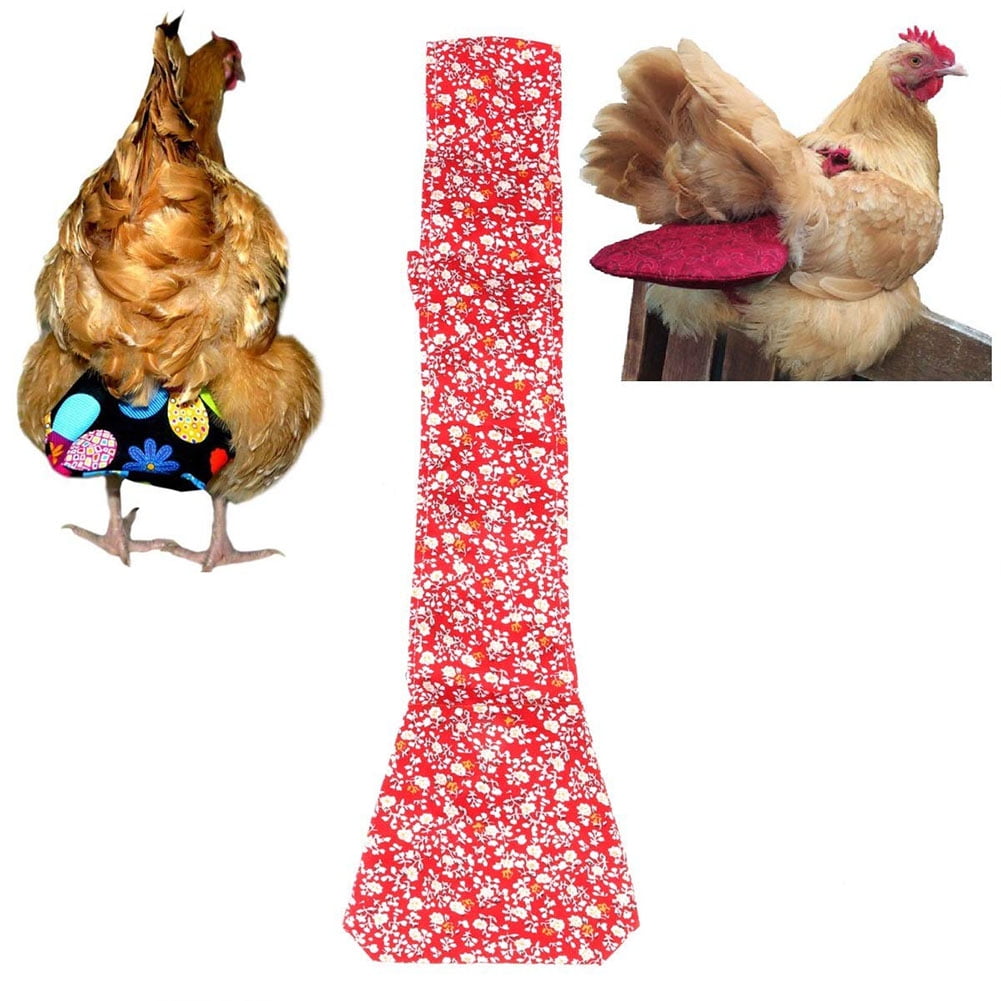 3 Size V Shape Chicken Duck Poultry Diaper Nappy Farm Cloth Adjustable Random