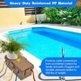 thumbnail image 2 of Kcpolre Medium Outdoor Waterproof Junction Box (10.6x5.5x4.5 inch) IP54 Weatherproof Electrical Box with 6 Cable Ports, Wall-Mountable for Power Strips, Holiday Lights, Pool Pumps, Brown, 2 of 7