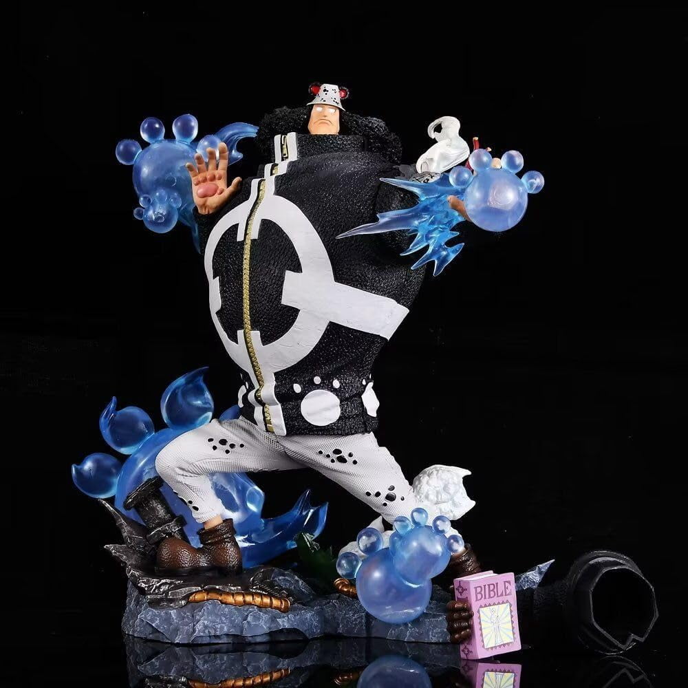 Kuma Figure Big Bright Fihting Bartholemew Kuma Action Figures 32cm/12.6inch PVC Character Figurine Model Collectible for Anime Fans Gift