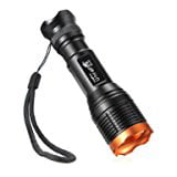 Hossen® LED Zoomable T6 Flashlight Strong Light Torch Zoom Lamp (Flashlight
