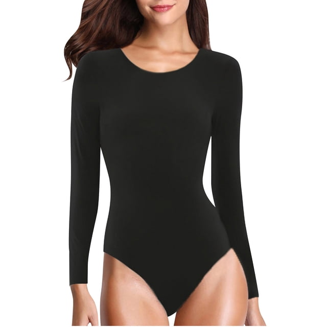 Body moldeador de color para mujer, ropa interior con realce y moldeador de glúteos, ropa moldeadora ajustada de manga larga para mujer.