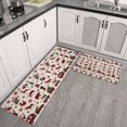 thumbnail image 2 of Multicolor Christmas Camping Pattern Kitchen Rugs Sets Of 2,Anti Fatigue Kitchen Mat Rugs Non Slip Washable,Decorative Kitchen Floor Mats for Kitchen,Sink,Laundry,17"x30"+17"x47", 2 of 7