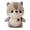 MR--289, variant on Cute Brown Squirrel Plush Toy, Soft Stuffed Animal with Acorn Print, Kawaii Woodland Creature, Perfect Gift for Kids