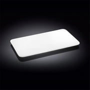 Wilmax 992635 10 x 5.5 in. Flat Platter, White - Pack of 24