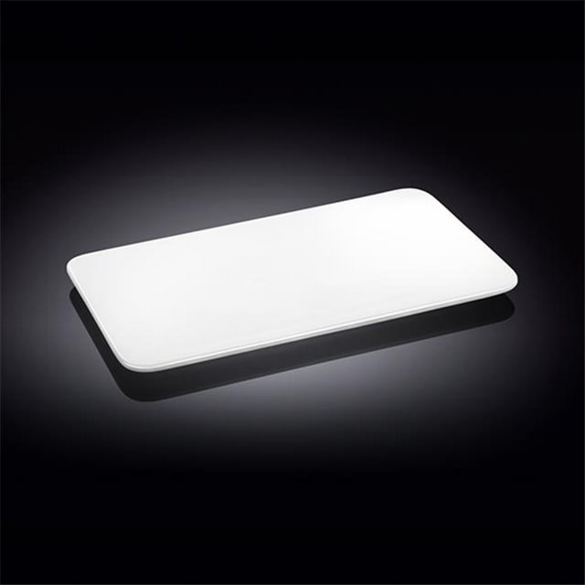 Wilmax 992635 Assiette Plate 10 x 5,5 Po&44; Blanc - Pack de 24