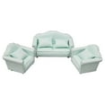 thumbnail image 3 of Modern Miniature 1/12 Scale Display Cabinet with 3pcs Sofa Set Home Ornaments, 3 of 5