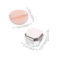 thumbnail image 2 of unbranded 2Ud Estuche Compacto Rosa Dorado Para Polvo De Con Puff Ideal Para Uso En Casa, 2 of 8