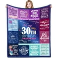 thumbnail image 1 of LHSHID 50st Birthday Gifts for Her Blanket Gifts for 50 Year Old Girls Female 50st Birthday Decorations for Girls 50 Year Old Birthday Gifts for Girls Soft Warm Flannel Throw Blanketsin 60x80in, 1 of 6