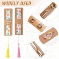thumbnail image 4 of Milue Set of 100 Handmade Bookmarks Sleeves Display Card for Bookmarks Handmade Gift, 4 of 7