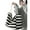 Black, variant on Trendy Striped Beach Tote Bag for Ladies Large Swim Pool Bags Shopping Handbag