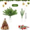thumbnail image 2 of Faux Fir Tree Branches Christmas Foliage, Xmas Tree Sprigs Pine Picks, Fake Pine Leaves Wreath Garland Making Supplies Greenery Decoration, 2 of 8